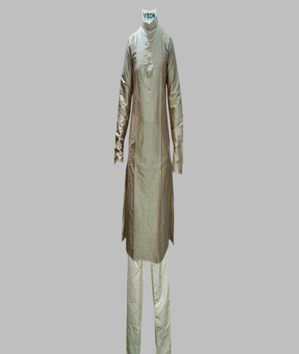 Men Golden Brown Kurta